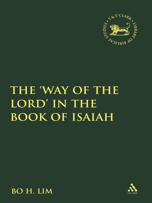 cover image of The Way of the Lord in the Book of Isaiah